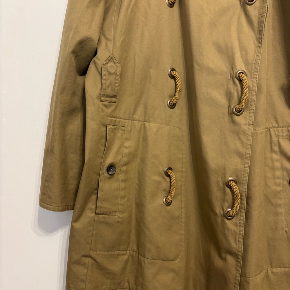 Yves Saint Laurent womens Khaki Trench Coat - Picture 7 of 8